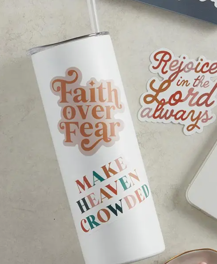Faith Over Fear Vinyl Sticker