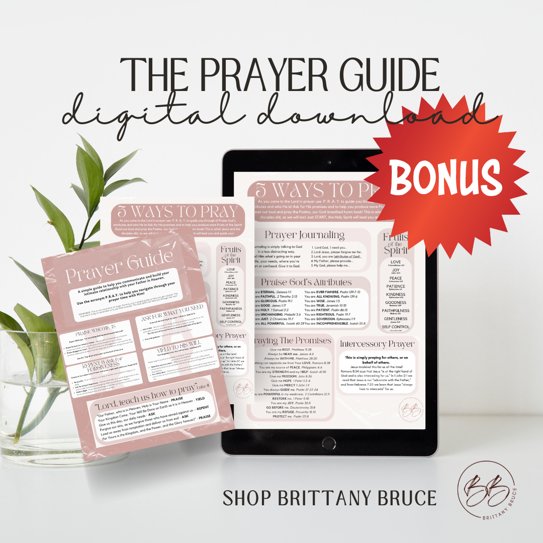 The Prayer Guide (Bible insert)